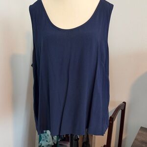 Navy Blue Sleeveless Top, Matching Jacket and Shorts Colorful Stylish Pattern.